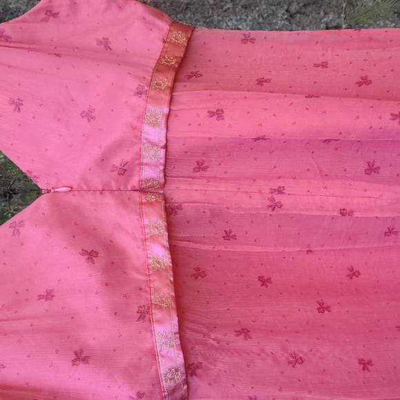 Laundry by Segal Dress pink silk Sleeveless sz 8 - Picture 6 of 8
